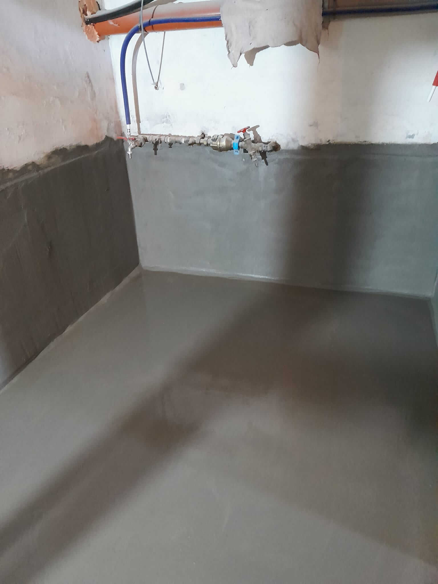 Waterdichte gietvloer